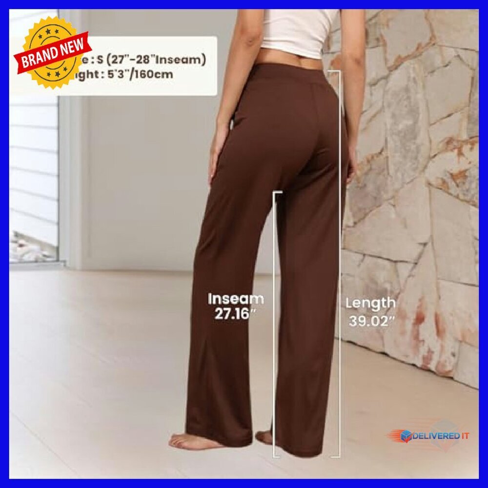 Petite Sweatpants 3 Pack Wide Leg Lounge Pants with Pockets XS-XL - Picture 6 of 7